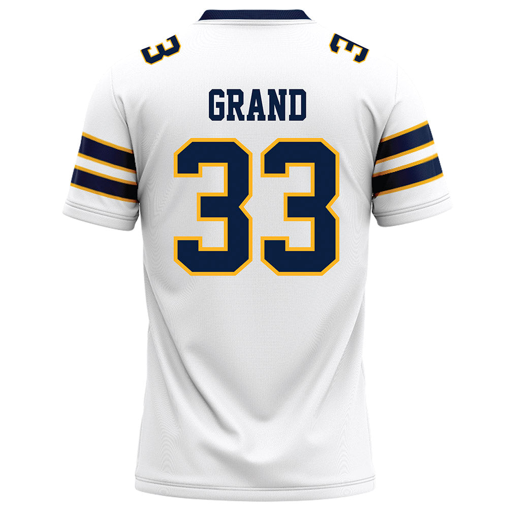 AU - NCAA Football : Max Grand - White Football Jersey-1