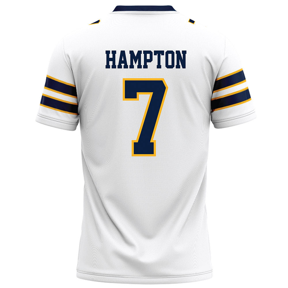AU - NCAA Football : Jermaine Hampton - White Football Jersey-1