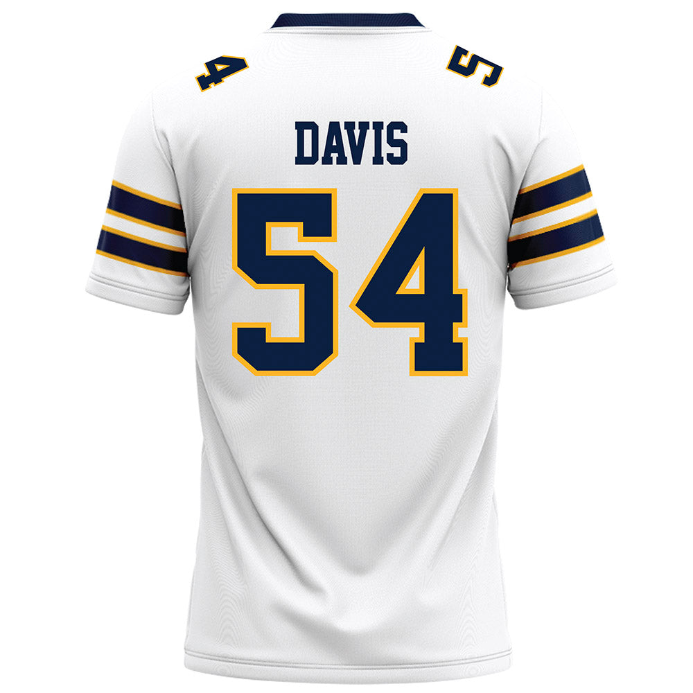AU - NCAA Football : Kaleb Davis - White Football Jersey-1