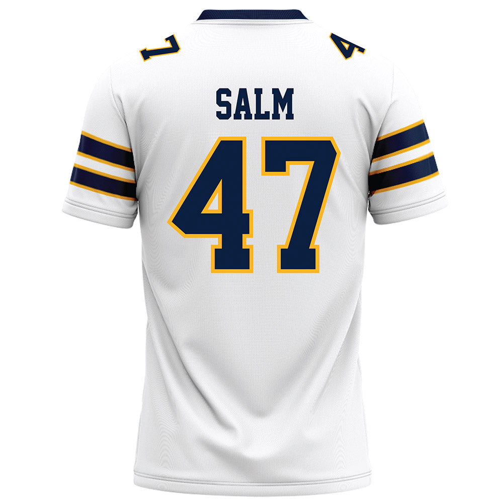 AU - NCAA Football : Brock Salm - White Football Jersey-1