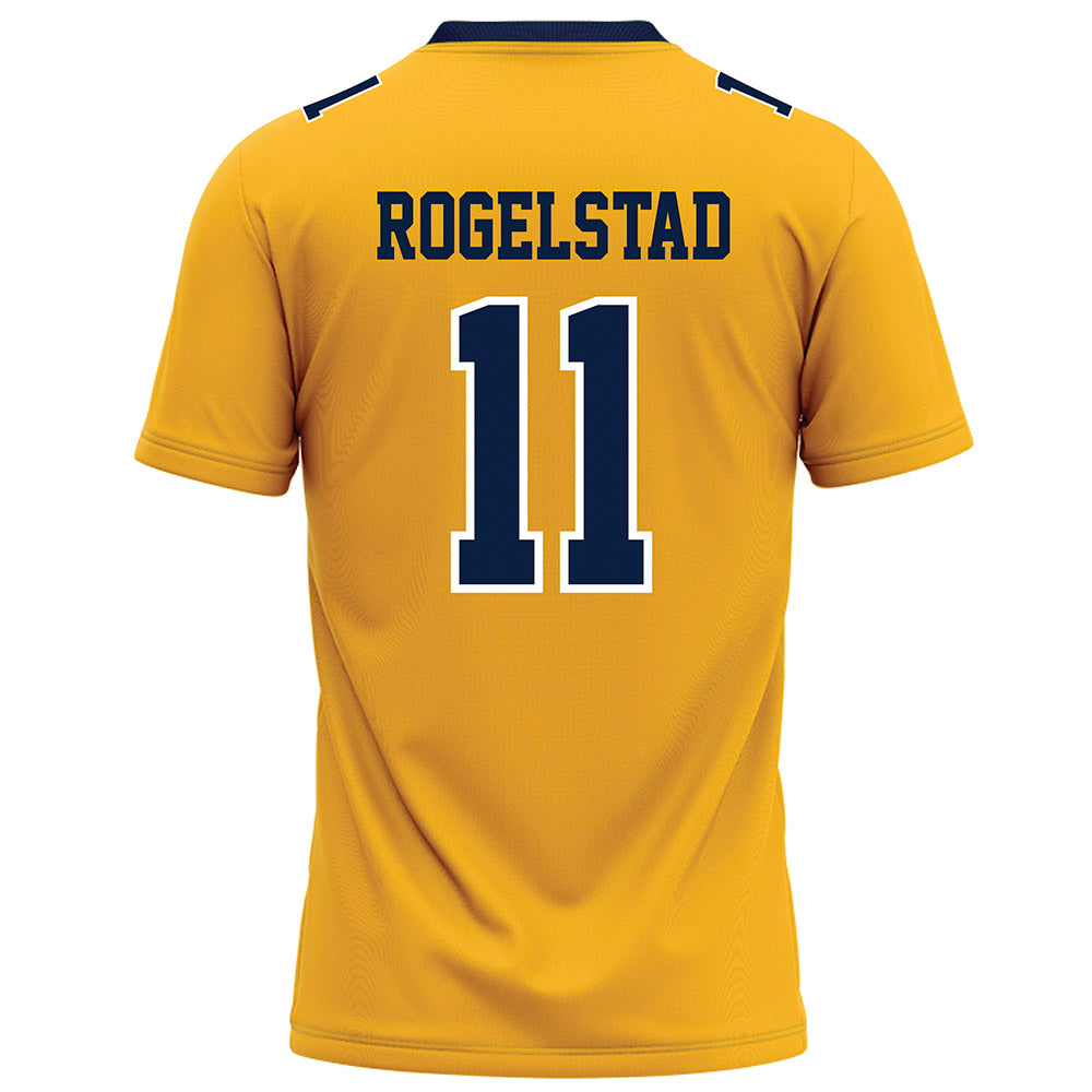 AU - NCAA Football : Liam Rogelstad - Gold Football Jersey-1