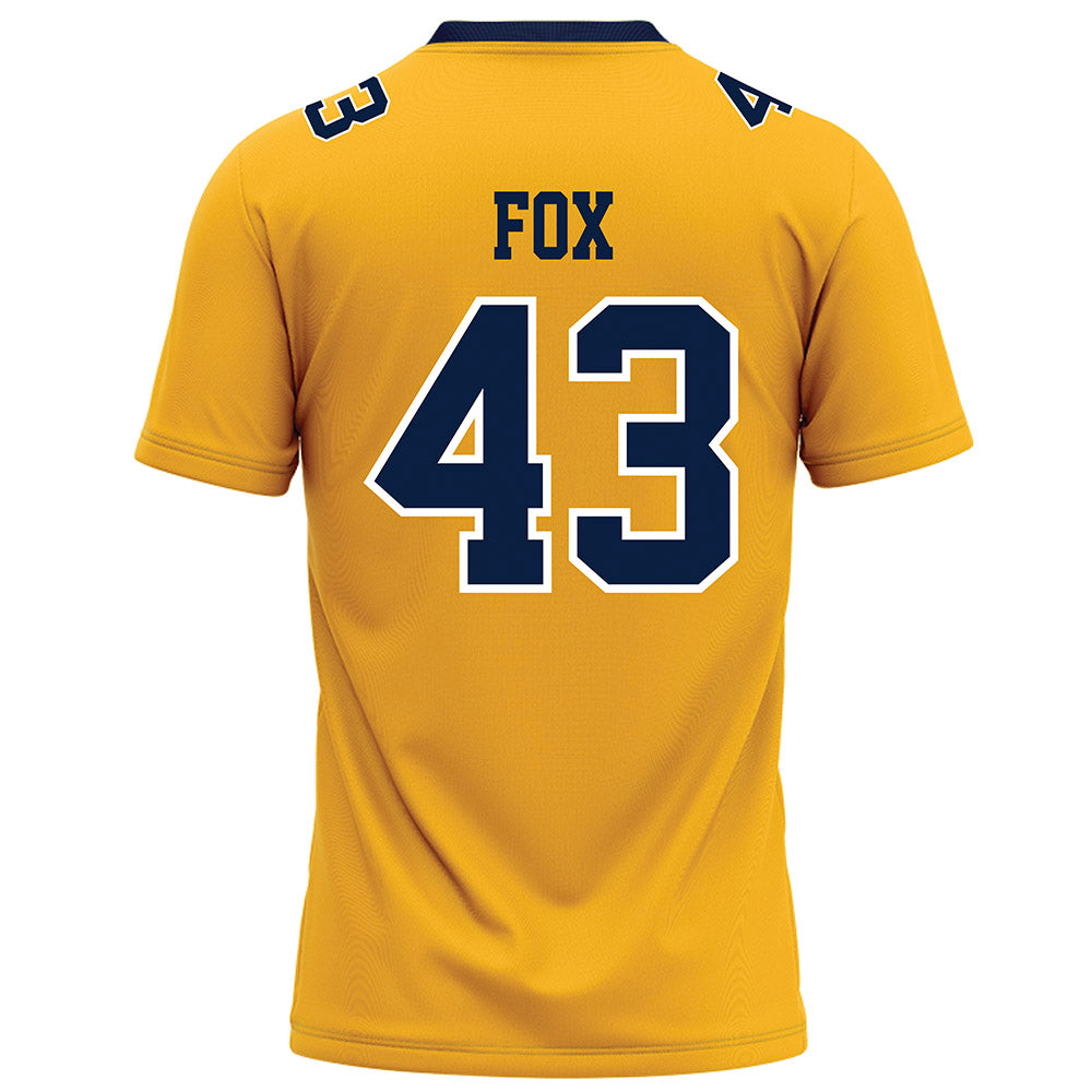 AU - NCAA Football : Teagan Fox - Gold Football Jersey-1