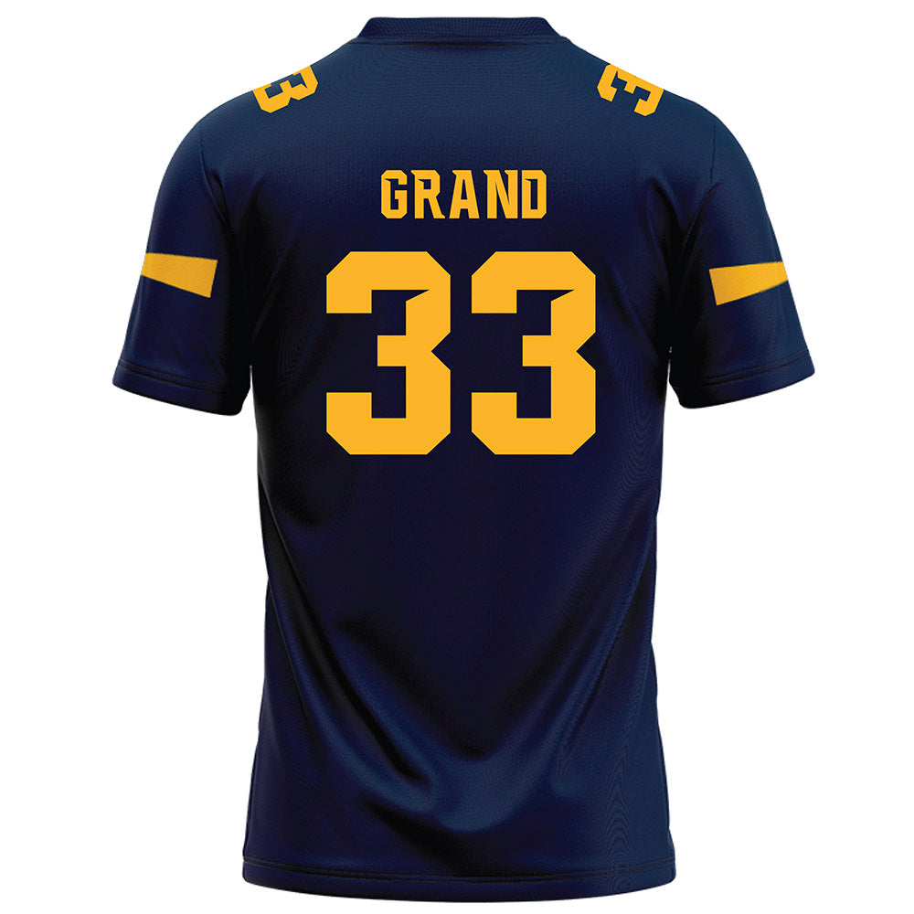 AU - NCAA Football : Max Grand - Navy Football Jersey-1