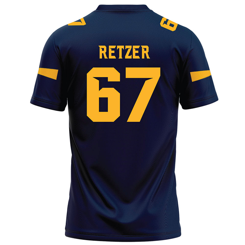 AU - NCAA Football : Ryan Retzer - Navy Football Jersey-1