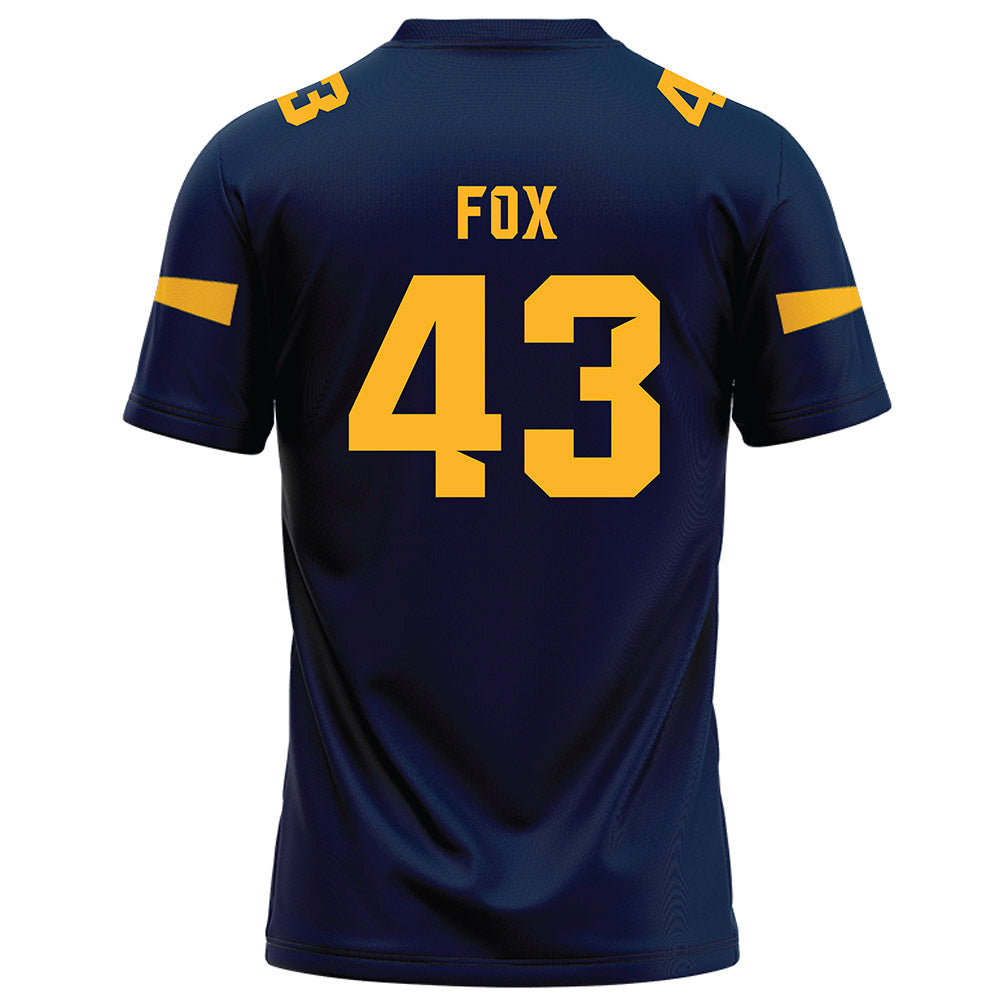 AU - NCAA Football : Teagan Fox - Navy Football Jersey-1