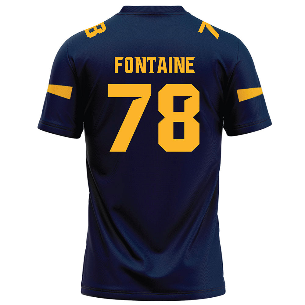 AU - NCAA Football : Parker Fontaine - Navy Football Jersey-1