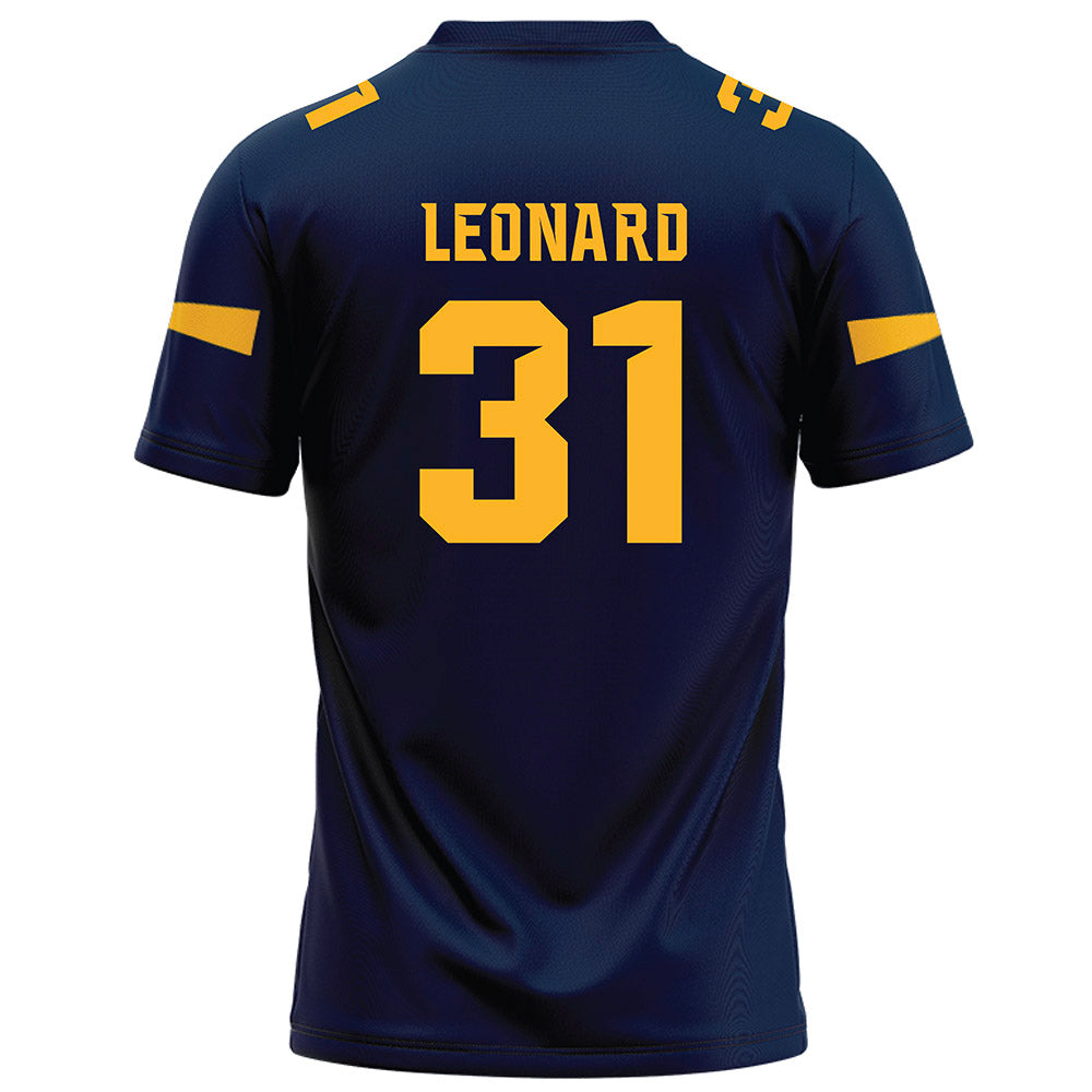 AU - NCAA Football : Luke Leonard - Navy Football Jersey