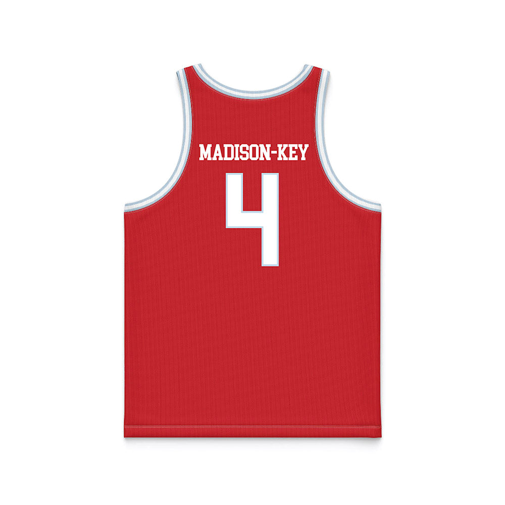 LA Tech - NCAA Women's Basketball : Joy Madison-Key - Red Basketball Jersey-1