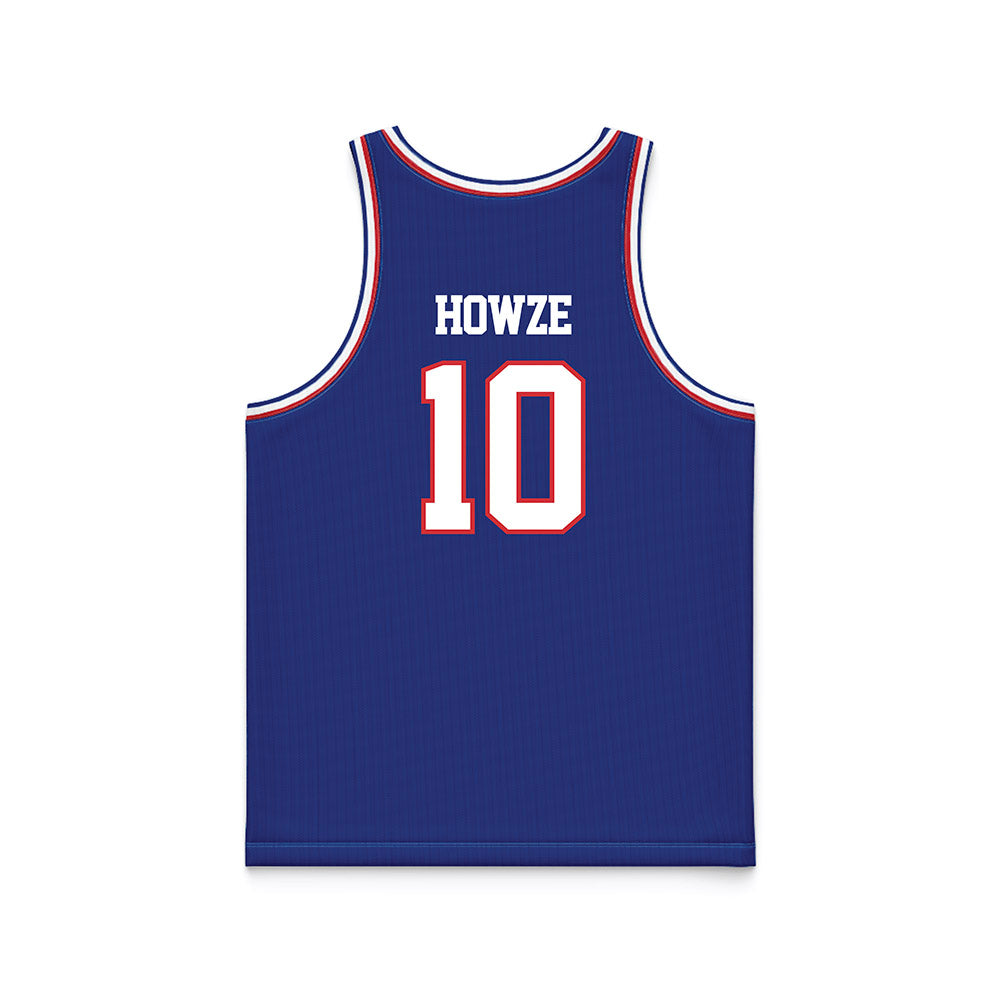LA Tech - NCAA Men's Basketball : Kylan Howze - Royal Basketball Jersey-1