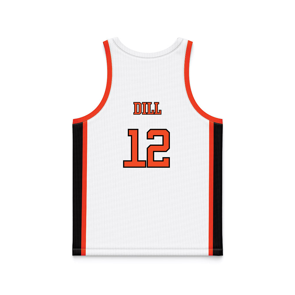 Campbell - NCAA Women's Basketball : Hadleigh Dill - White Basketball Jersey