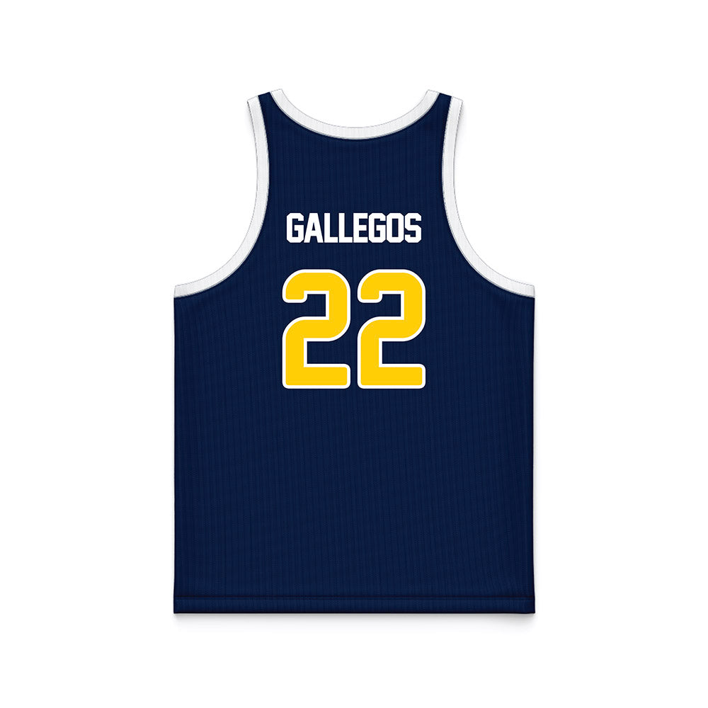 UCSD - NCAA Women's Basketball : Gracie Gallegos - Basketball Jersey-1