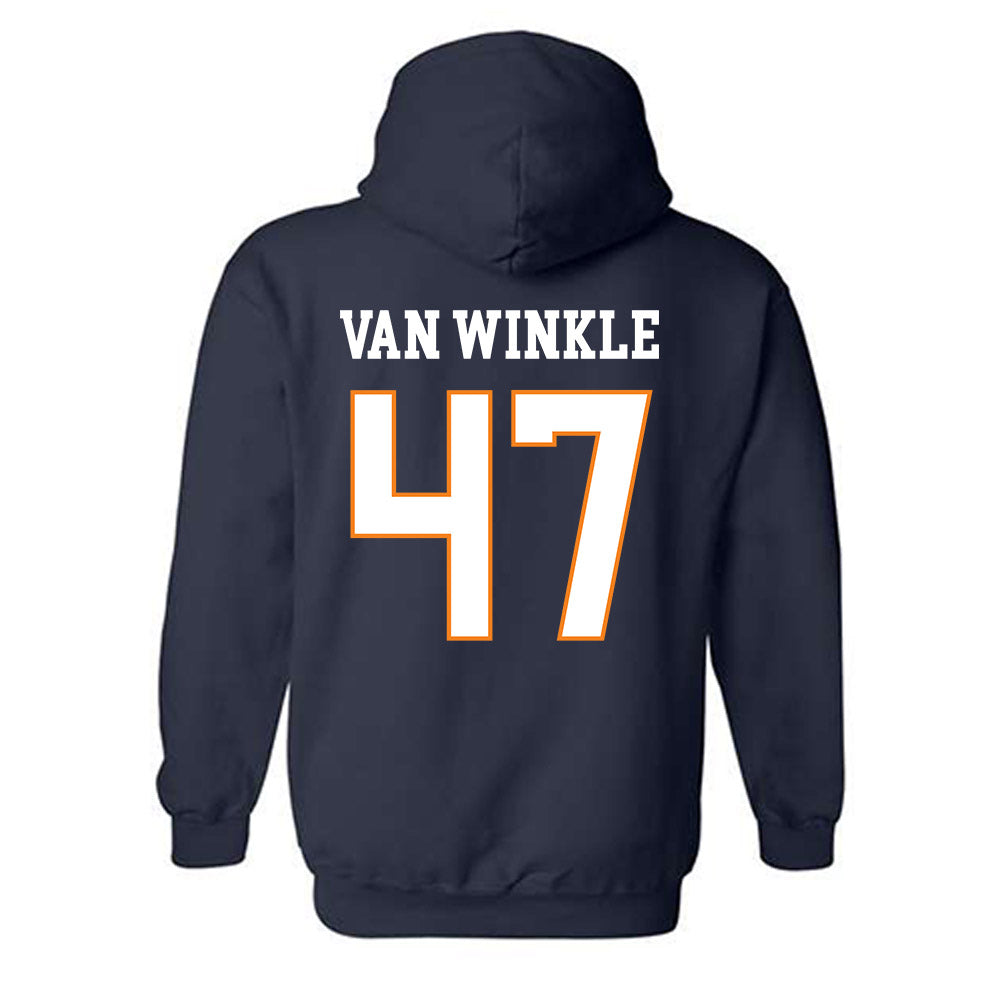 UT Martin - NCAA Football : Jaren Van Winkle - Classic Fashion Shersey Hooded Sweatshirt