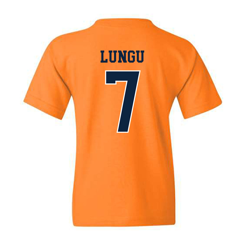 UT Martin - NCAA Men's Basketball : Dragos Lungu - Classic Fashion Shersey Youth T-Shirt-1