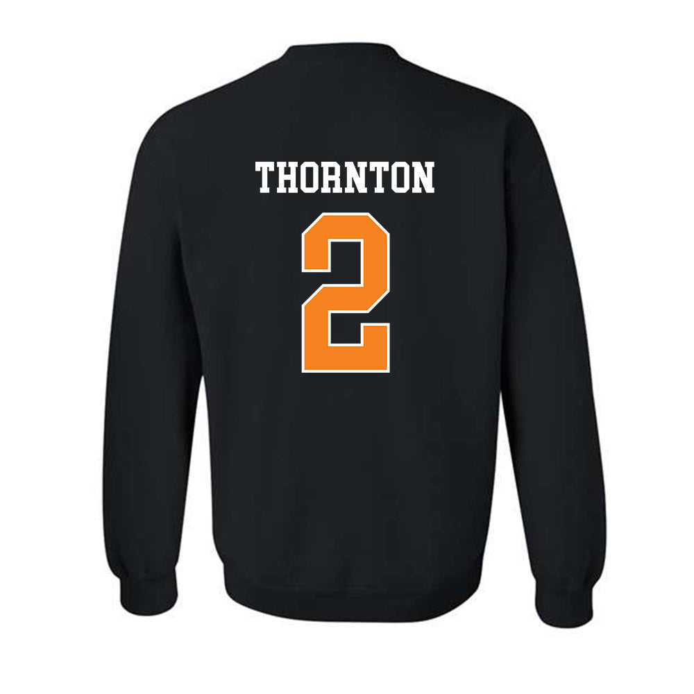 UT Martin - NCAA Baseball : Quincy Thornton - Classic Fashion Shersey Crewneck Sweatshirt-1