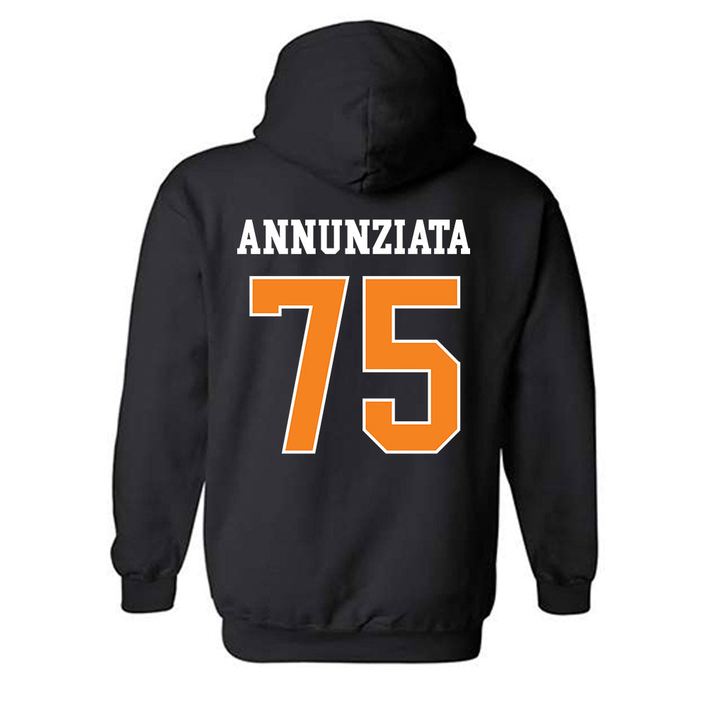 UT Martin - NCAA Football : Khaleel Annunziata - Classic Fashion Shersey Hooded Sweatshirt-1