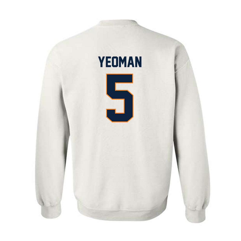 UT Martin - NCAA Football : Corey Yeoman - Classic Fashion Shersey Crewneck Sweatshirt-1