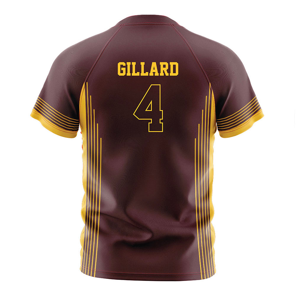 Arizona State - NCAA Women's Soccer : Grace Gillard - Maroon Soccer Jersey