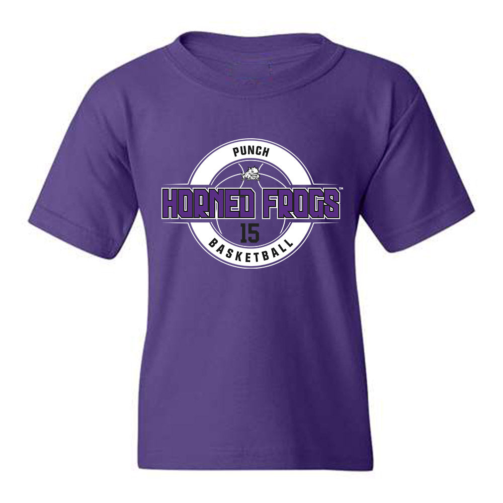 TCU - NCAA Men's Basketball : David Punch - Classic Fashion Shersey Youth T-Shirt