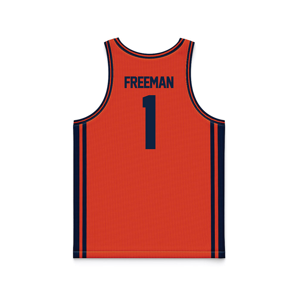 Syracuse - NCAA Men's Basketball : Donavan Freeman - Orange Basketball Jersey-1