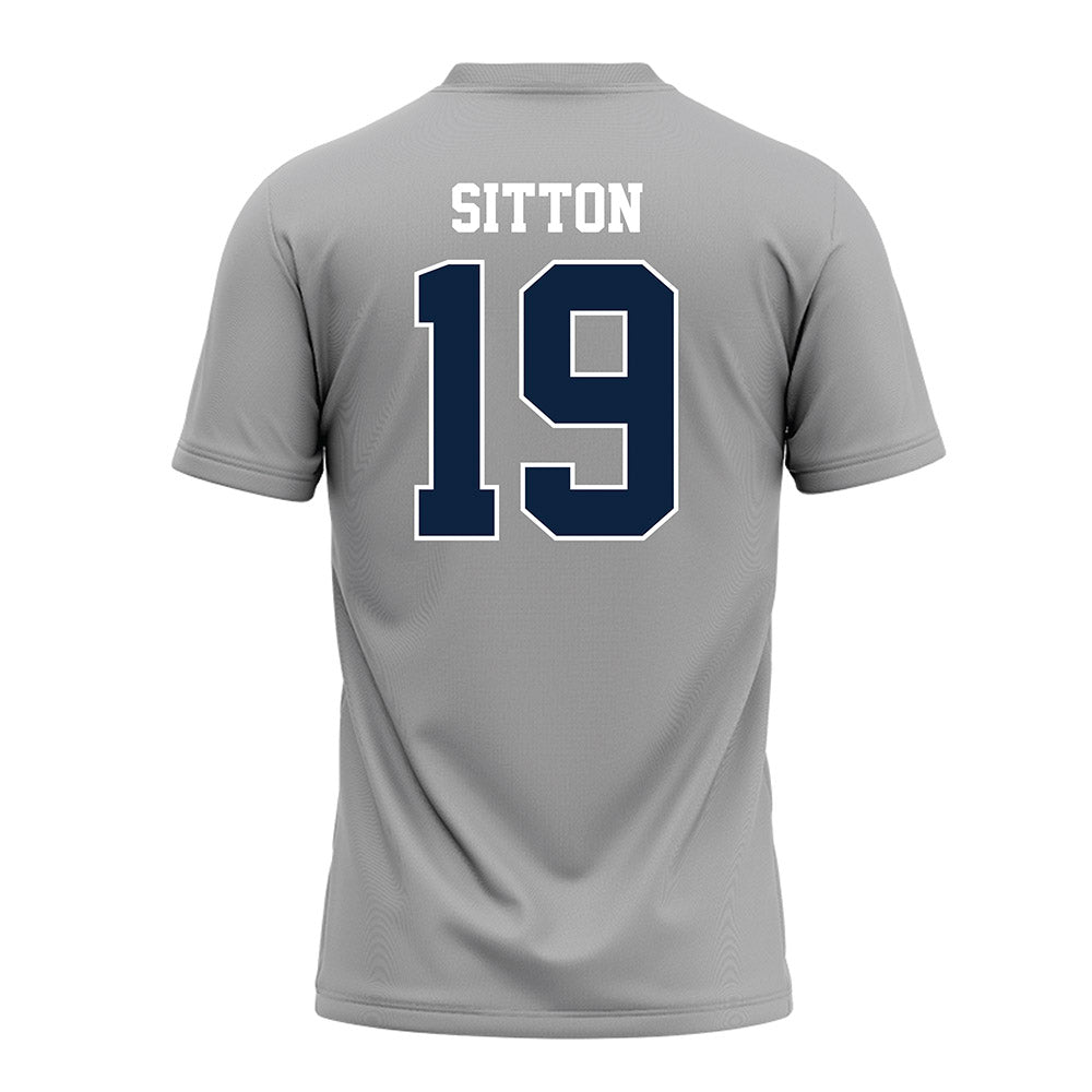 UT Martin - NCAA Baseball : Jacob Sitton - Grey Football Jersey-1