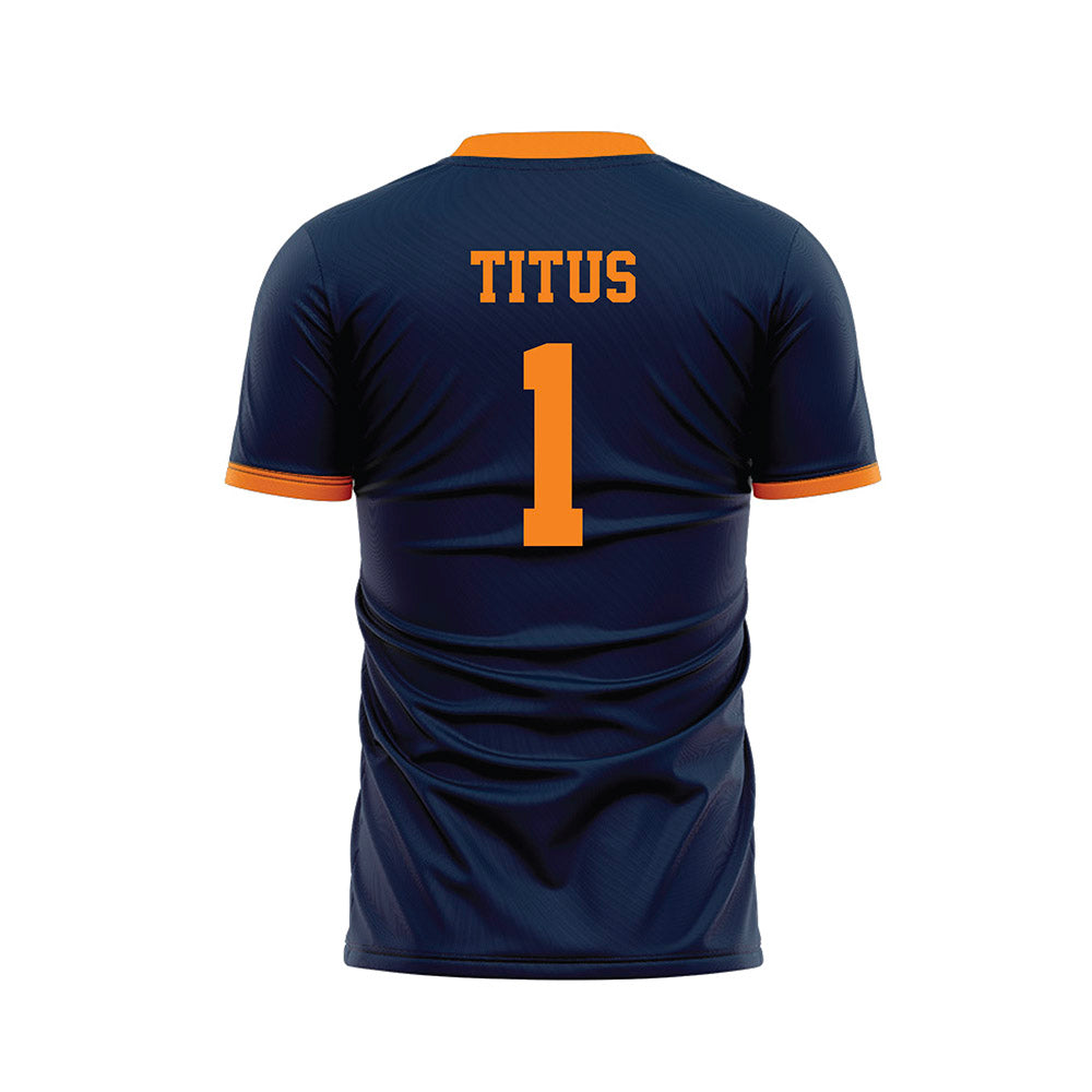 UT Martin - NCAA Women's Soccer : Mac Titus - Blue Soccer Jersey