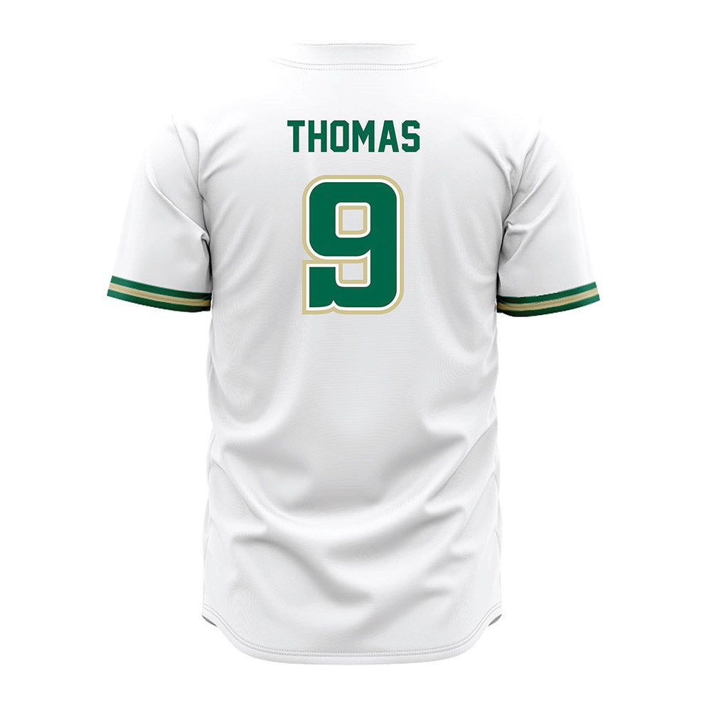 USF - NCAA Baseball : Eli Thomas - White Jersey-1