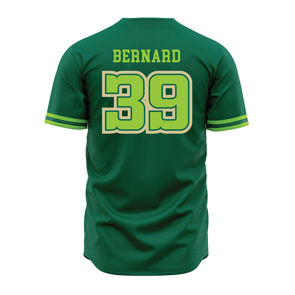 USF - NCAA Baseball : Nolan Bernard - Green Jersey-1