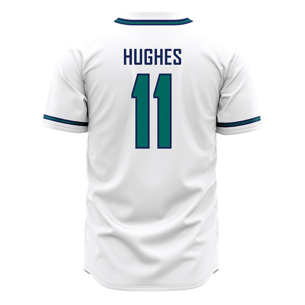 UNC Wilmington - NCAA Baseball : Mason Hughes - White Jersey-1