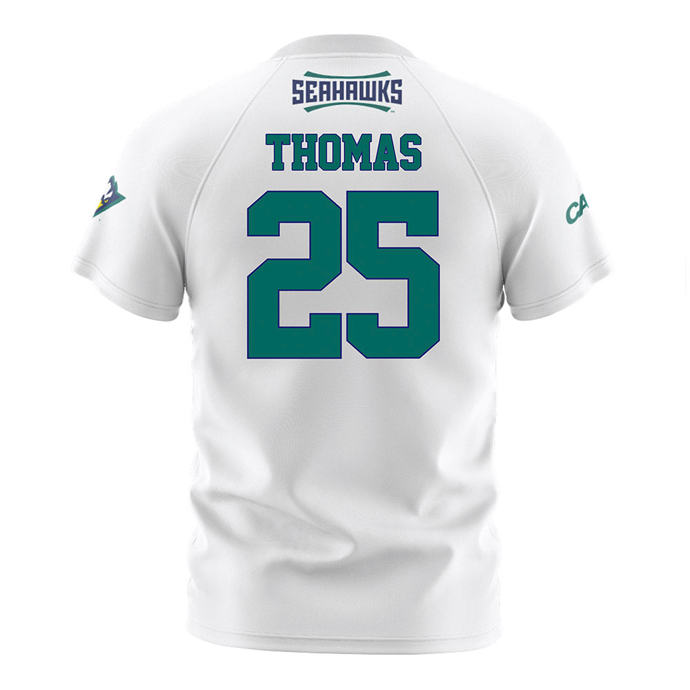 UNC Wilmington - NCAA Women's Soccer : Tilly Thomas - White Soccer Jersey-1
