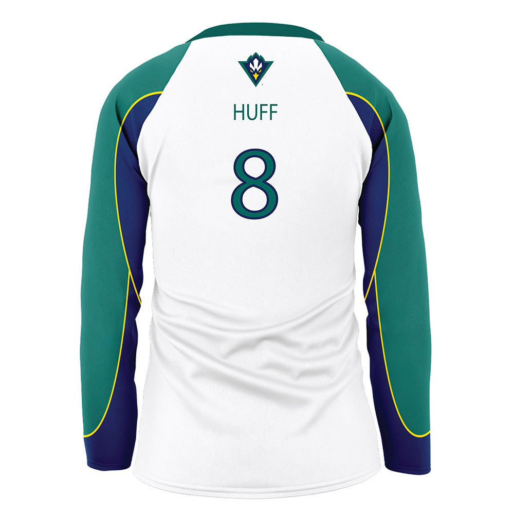 UNC Wilmington - NCAA Women's Volleyball : Margo Huff - White Volleyball Jersey