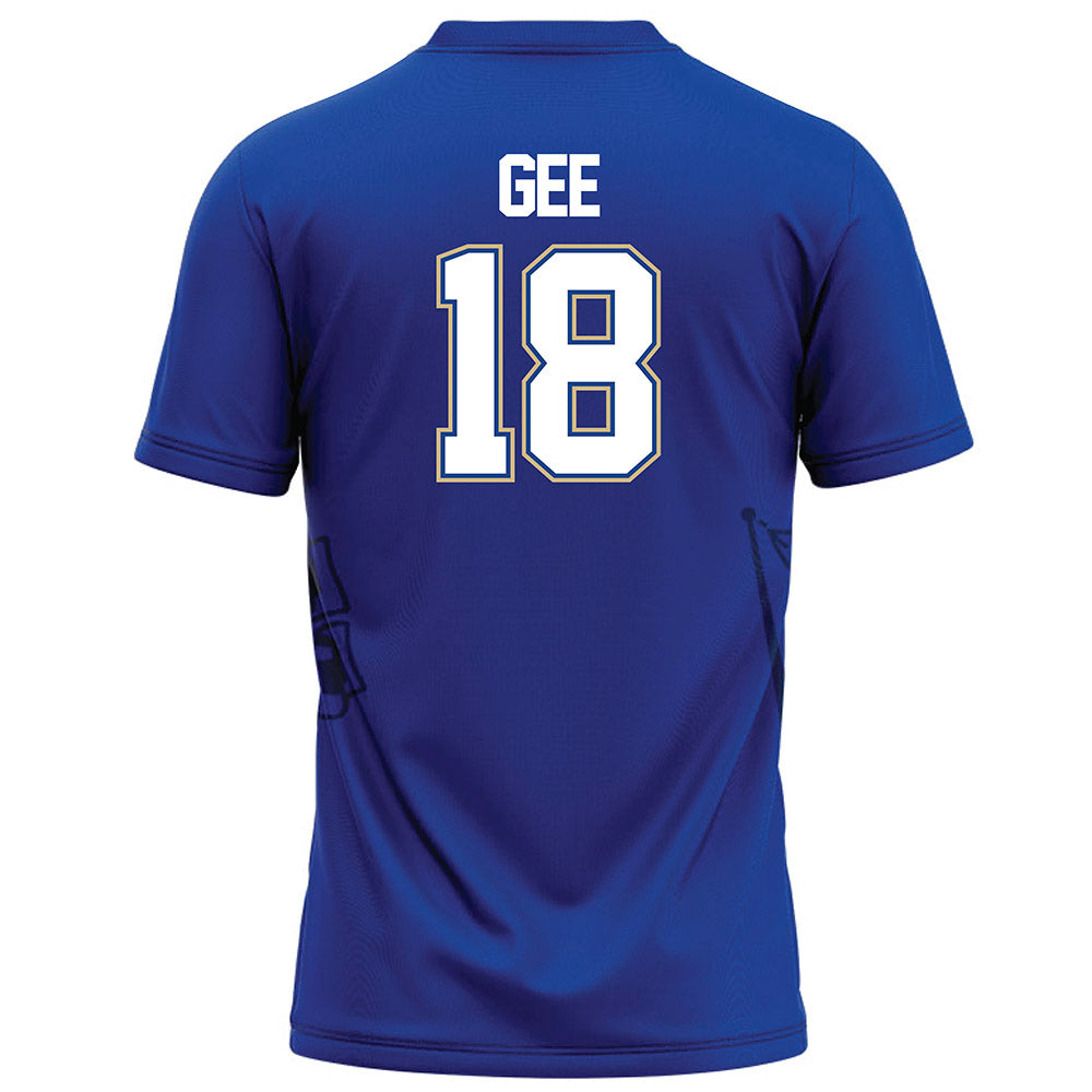 Tulsa - NCAA Football : Donnell Gee - Blue Football Jersey-1