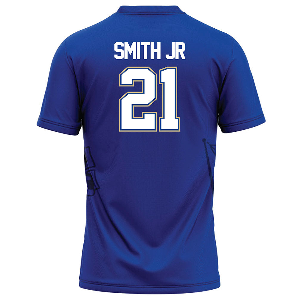 Tulsa - NCAA Football : Lento Smith Jr - Blue Football Jersey-1