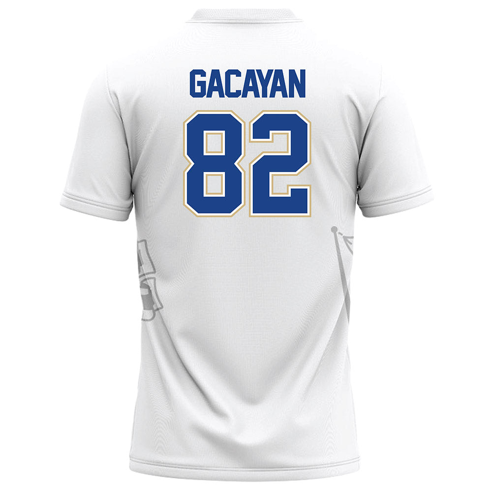 Tulsa - NCAA Football : Christopher Gacayan - White Football Jersey-1