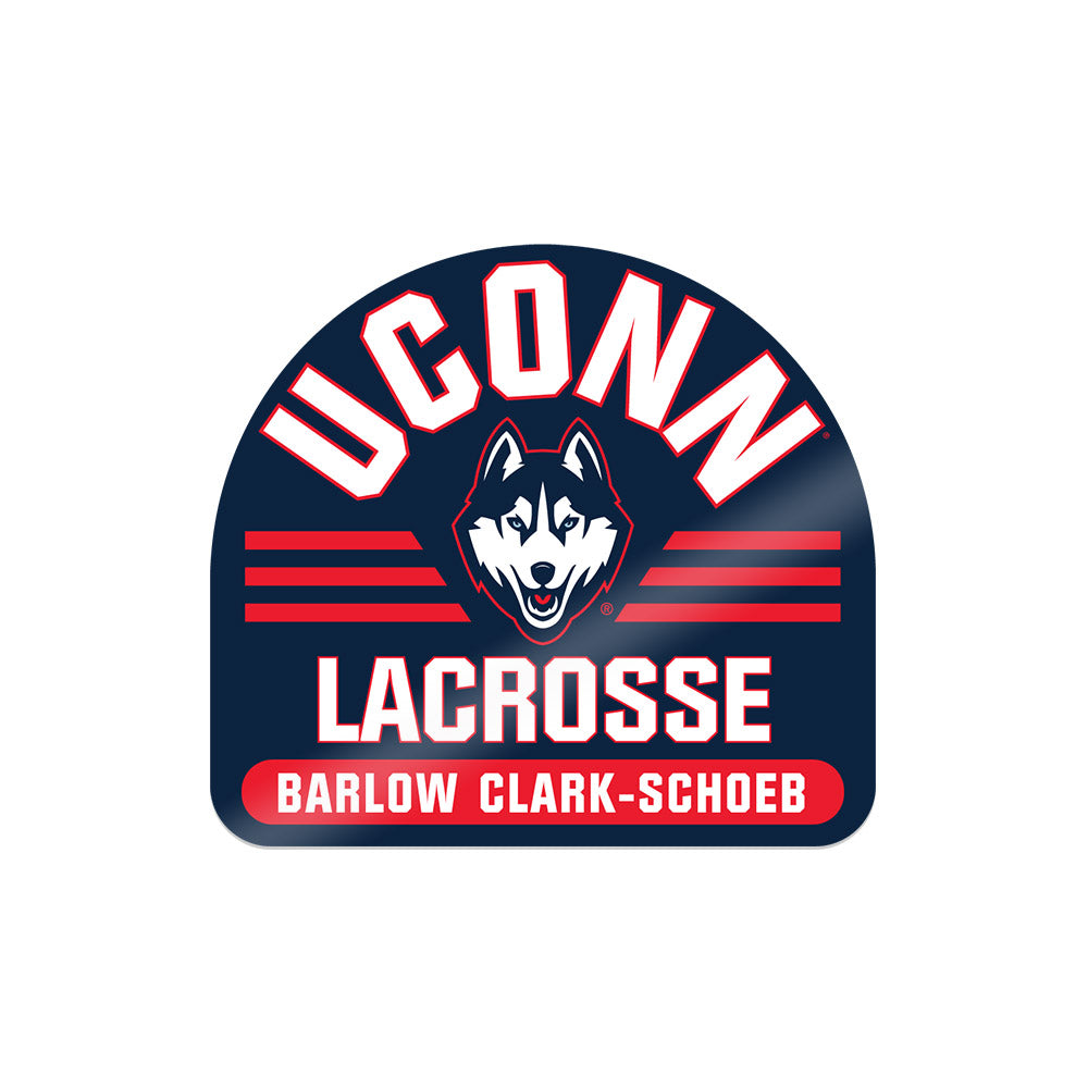 UConn - NCAA Women's Lacrosse : Barlow Clark-Schoeb - Sticker-0