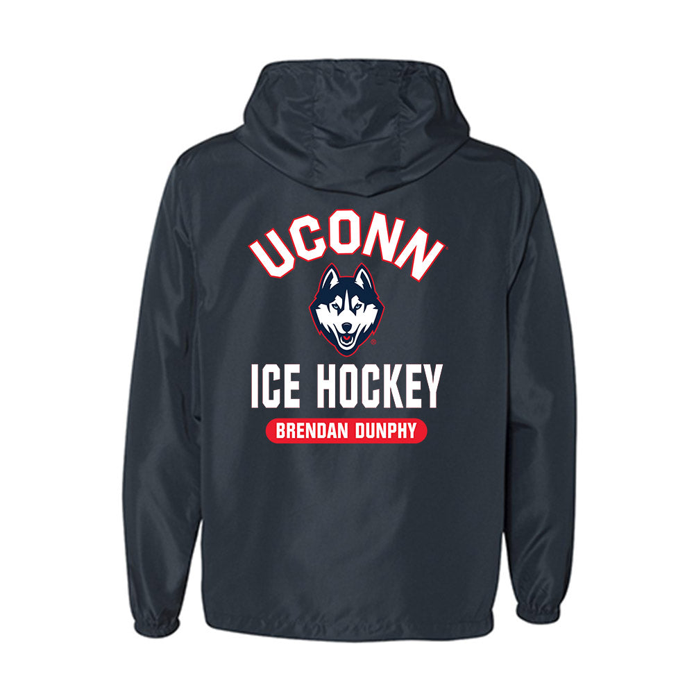 UConn - NCAA Men's Ice Hockey : Brendan Dunphy - Windbreaker-1