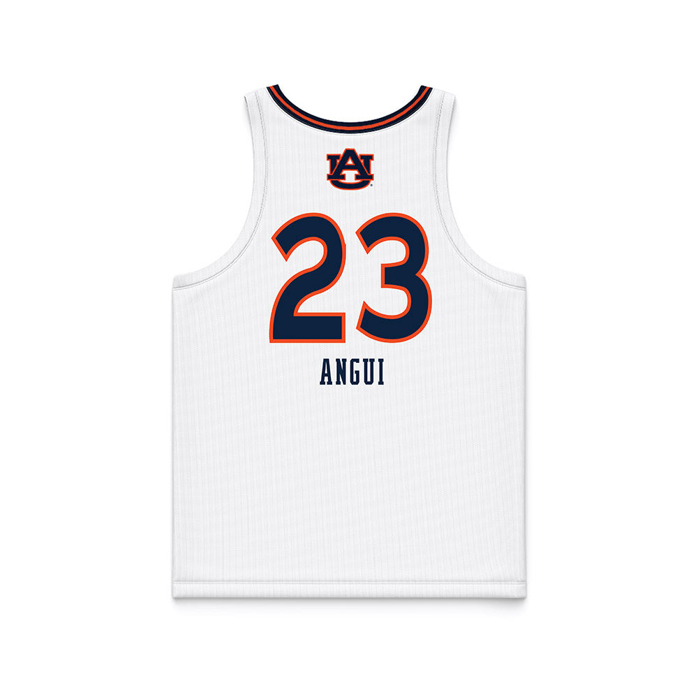Auburn - NCAA Women's Basketball : Arek Angui - White Basketball Jersey-1