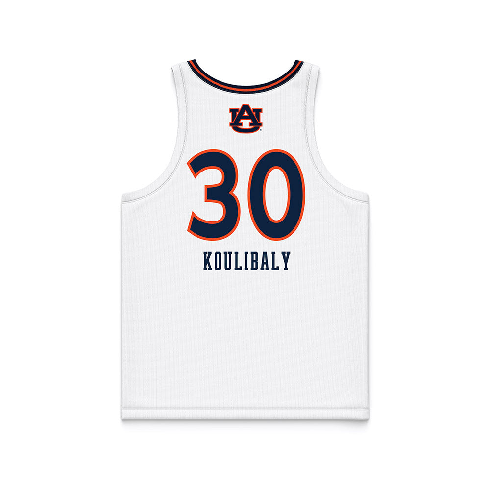 Auburn - NCAA Women's Basketball : Clara Koulibaly - White Basketball Jersey-1