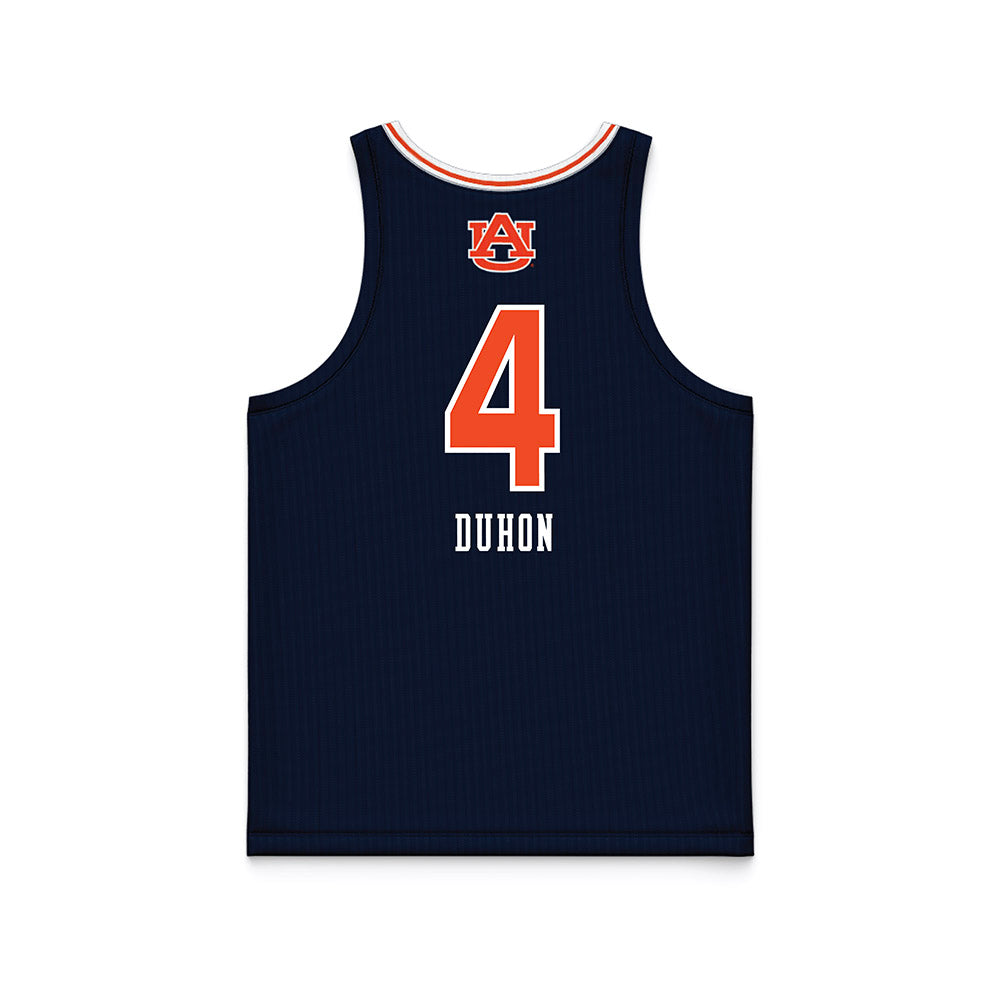Auburn - NCAA Women's Basketball : Kaitlyn Duhon - Blue Basketball Jersey