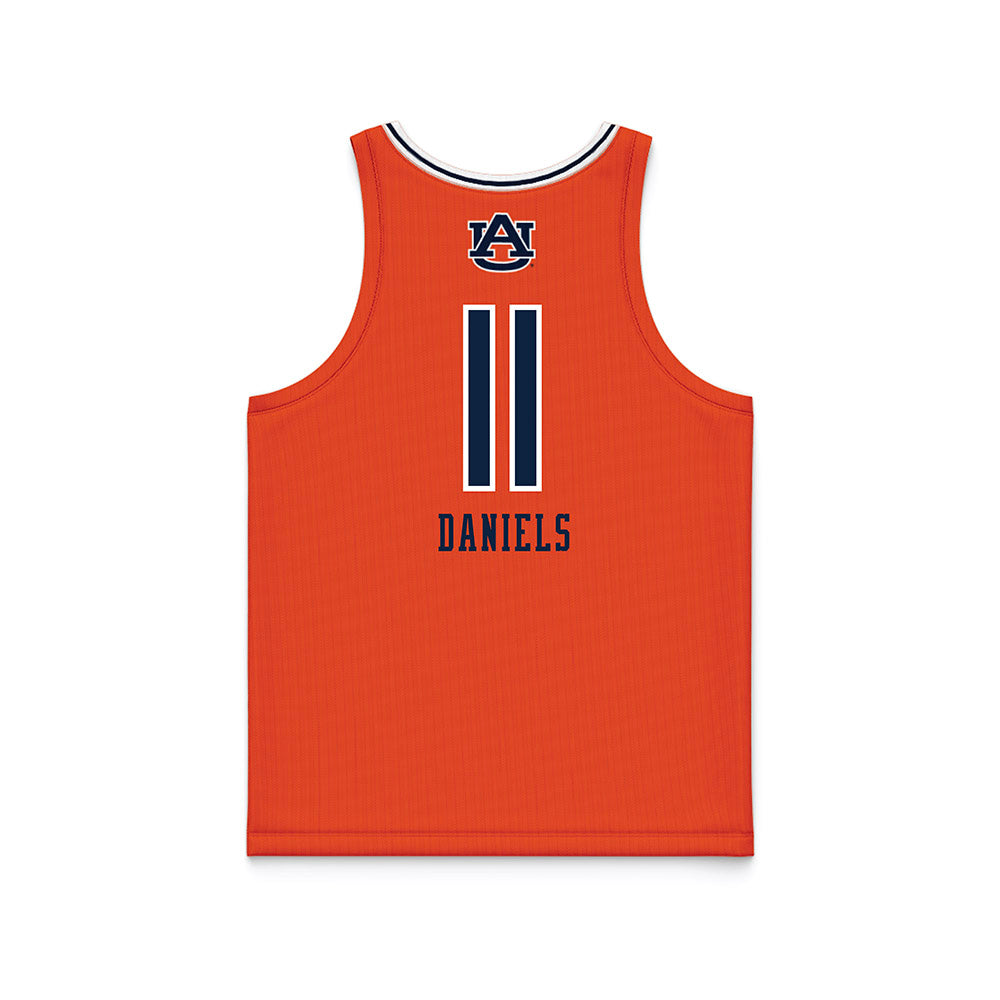 Auburn - NCAA Women's Basketball : Syriah Daniels - Orange Basketball Jersey