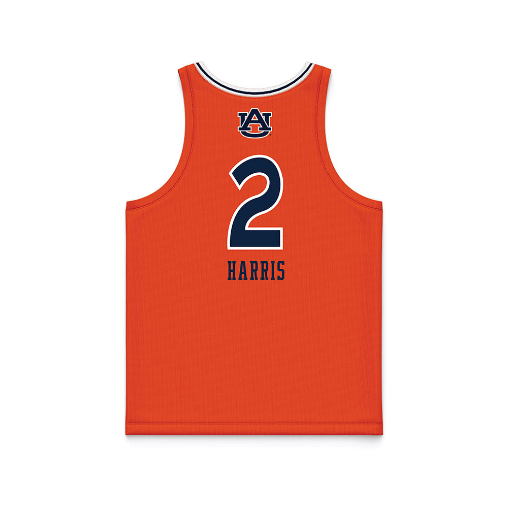 Auburn - NCAA Women's Basketball : Jamia Harris - Orange Basketball Jersey-1