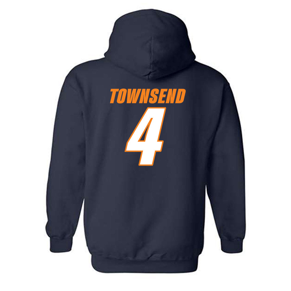UT Martin - NCAA Baseball : Arderrius Townsend - Classic Shersey Hooded Sweatshirt-1