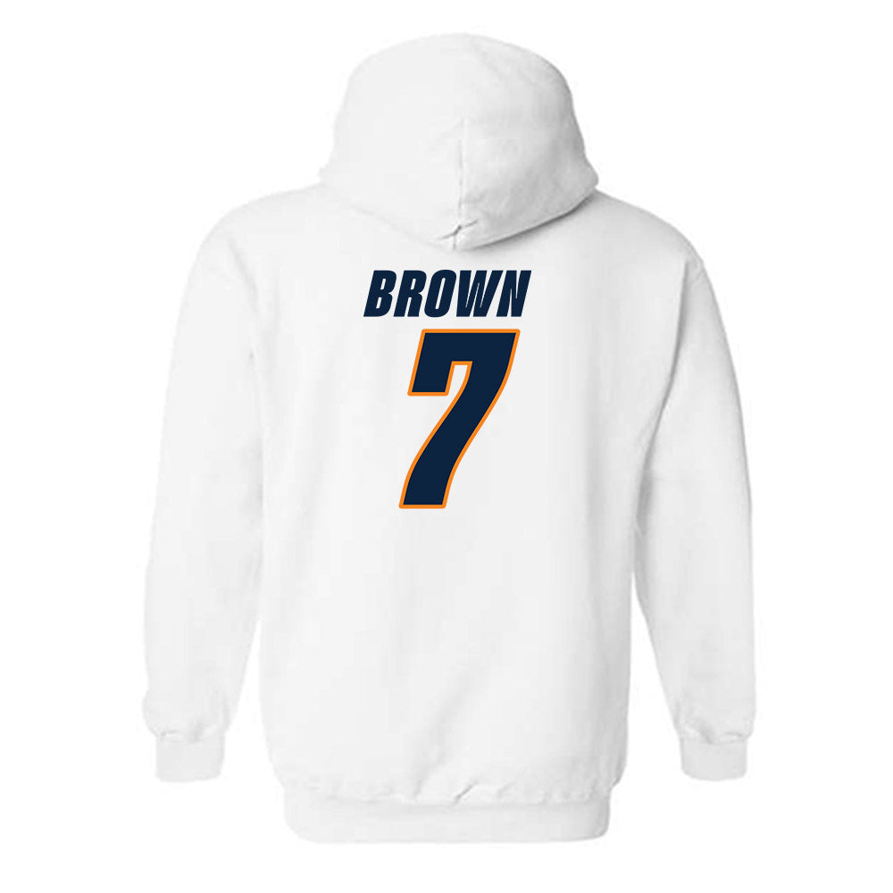 - NCAA Softball : Kyrsten Brown - Classic Shersey Hooded Sweatshirt-1