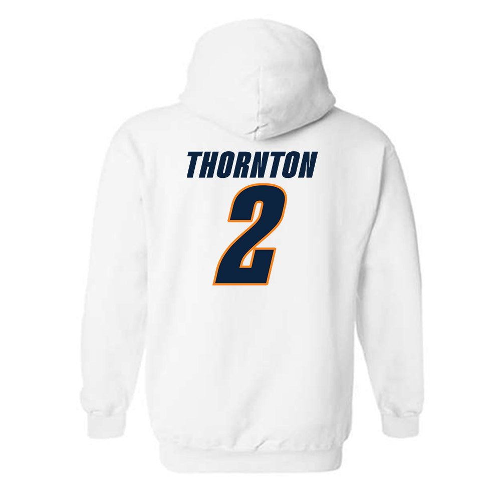 UT Martin - NCAA Baseball : Quincy Thornton - Classic Shersey Hooded Sweatshirt-1