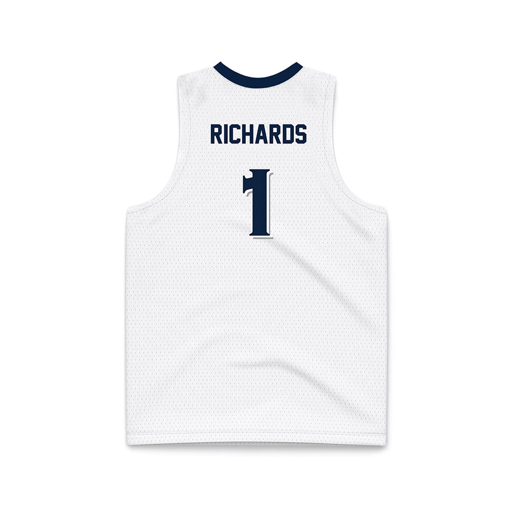 Xavier - NCAA Women's Basketball : Payton Richards - White Basketball Jersey-1