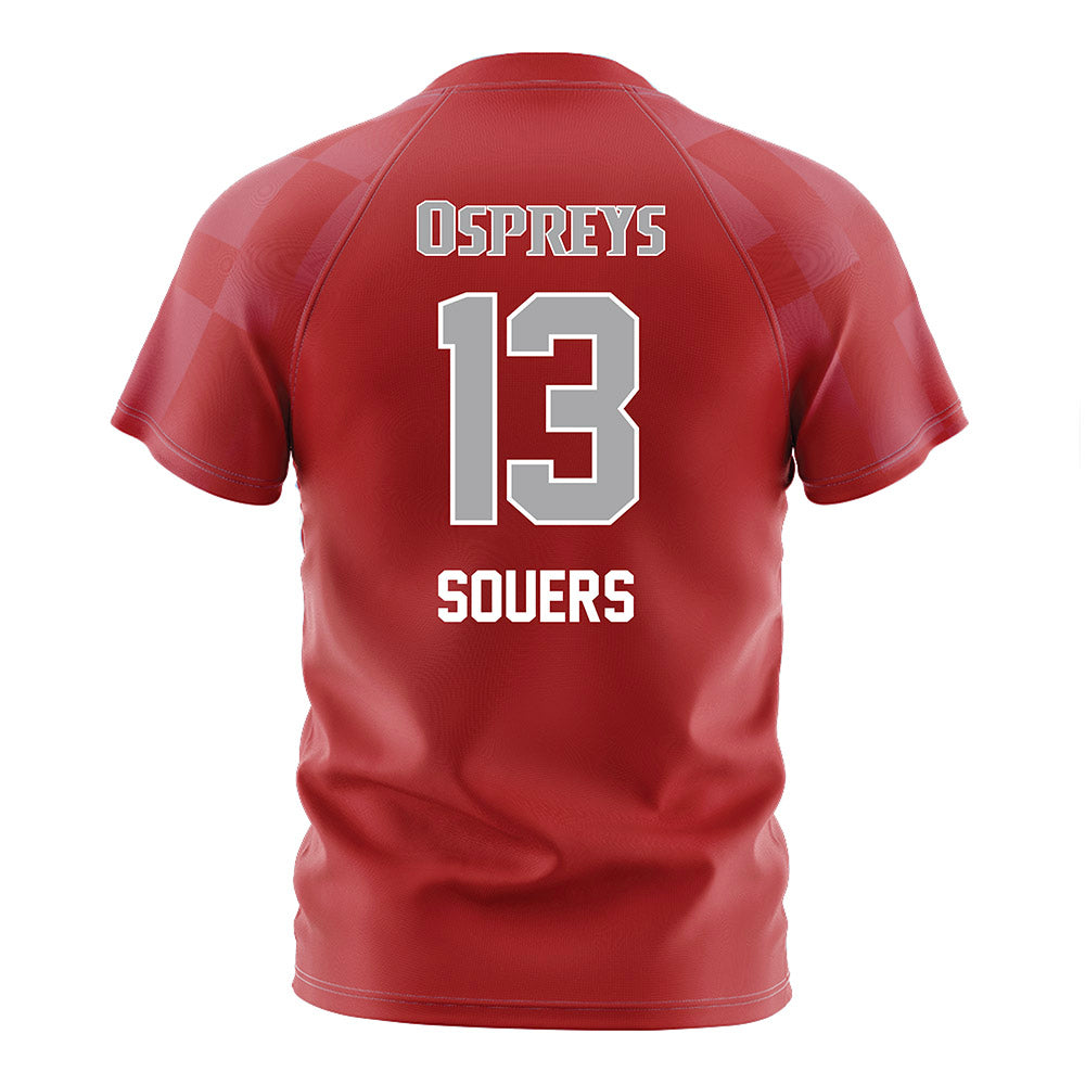 UNF - NCAA Women's Soccer : allison souers - Red Soccer Jersey-1