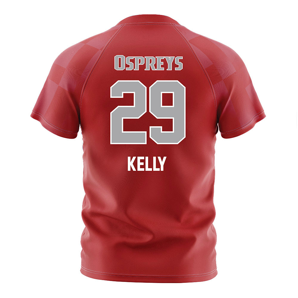 UNF - NCAA Women's Soccer : Emma Kelly - Red Soccer Jersey-1