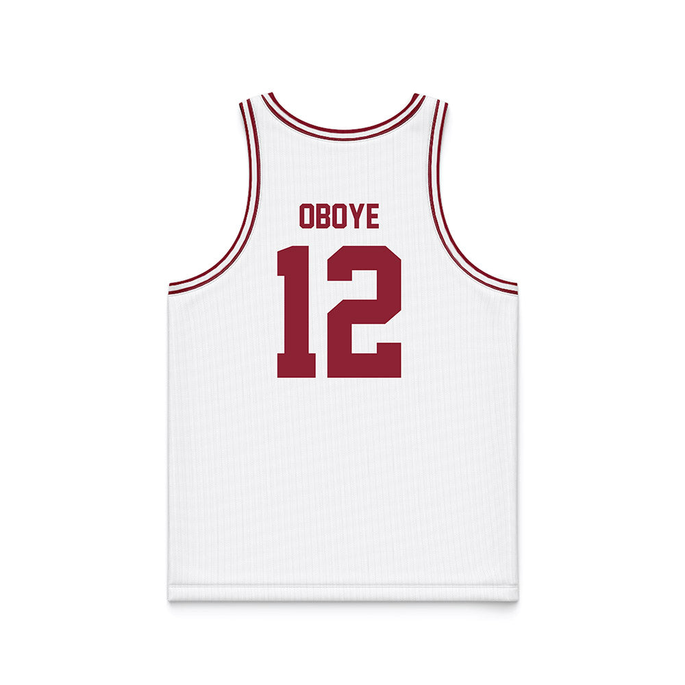 SCU - NCAA Men's Basketball : Bukky Oboye - White Basketball Jersey-1