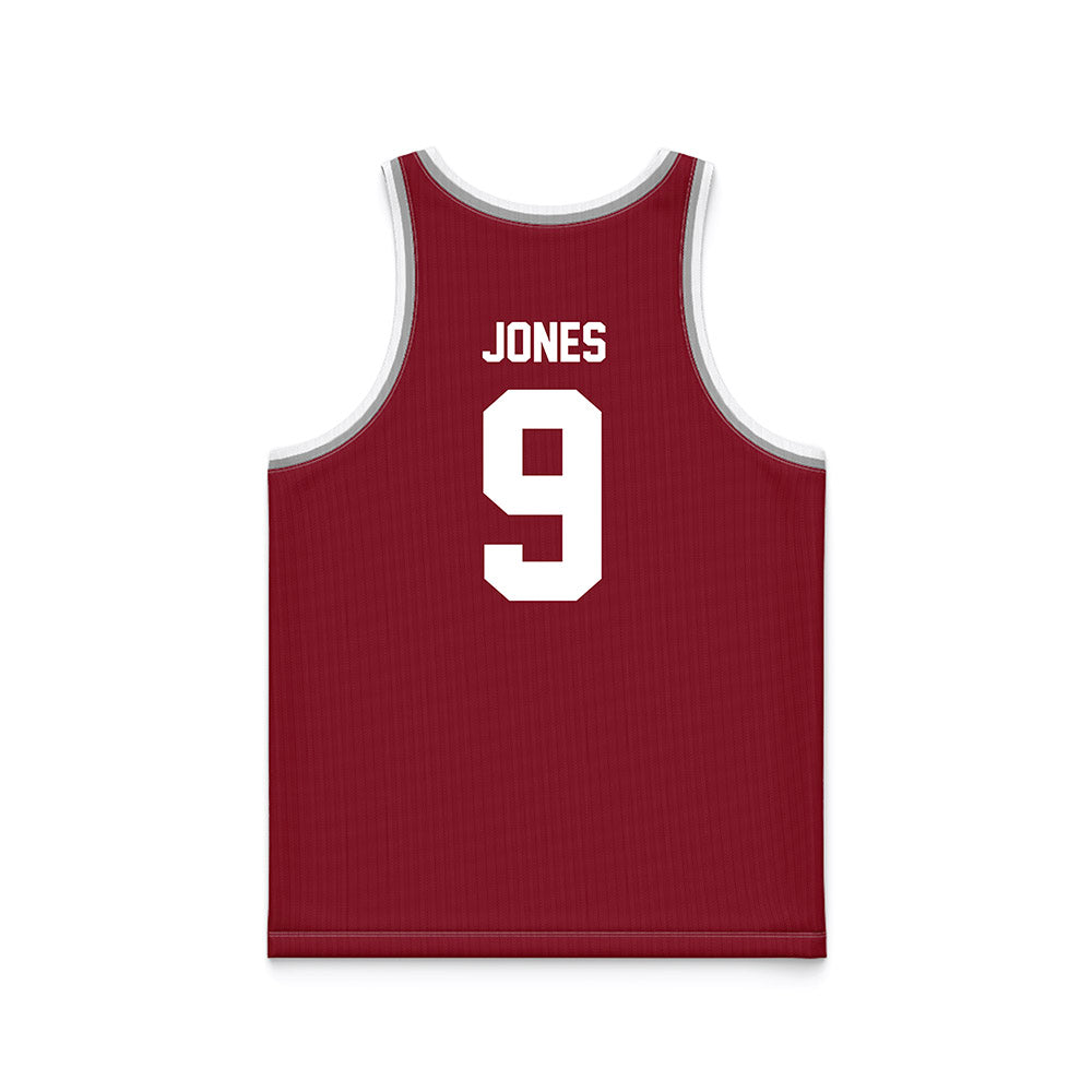 SCU - NCAA Women's Basketball : Maia Jones - Red Basketball Jersey-1