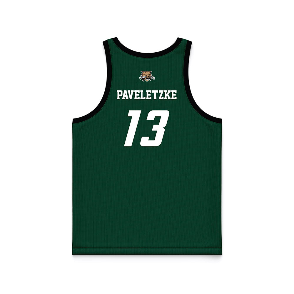 Ohio - NCAA Men's Basketball : Jackson Paveletzke - Black Basketball Jersey-1