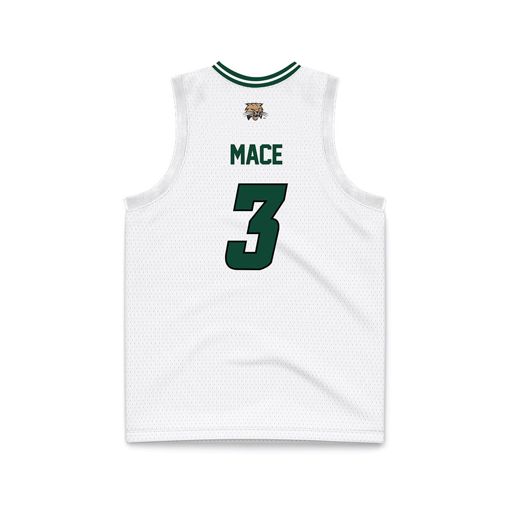 Ohio - NCAA Women's Basketball : Madison Mace - White Basketball Jersey